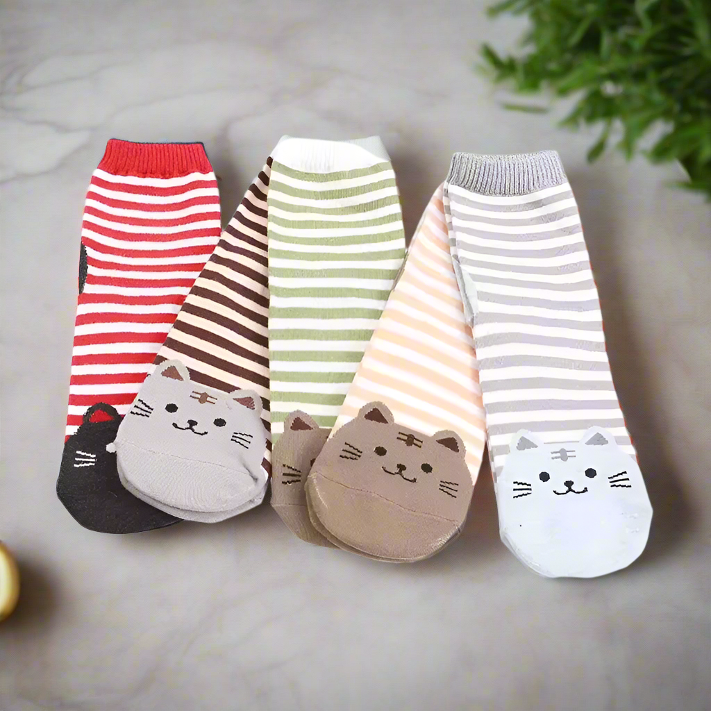 3D Cat Socks