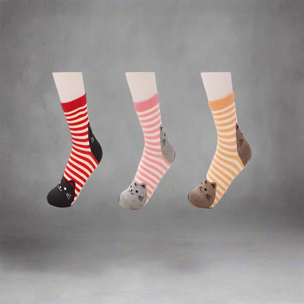 3D Cat Socks