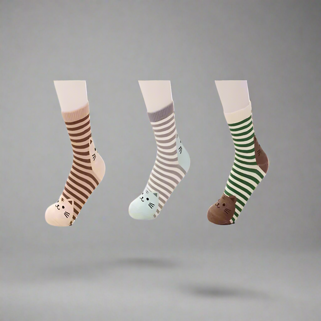 3D Cat Socks