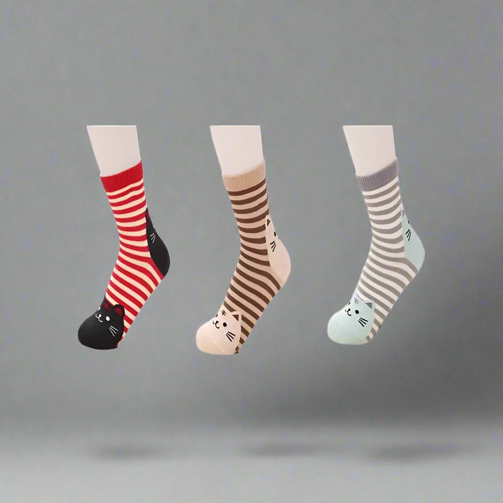 3D Cat Socks