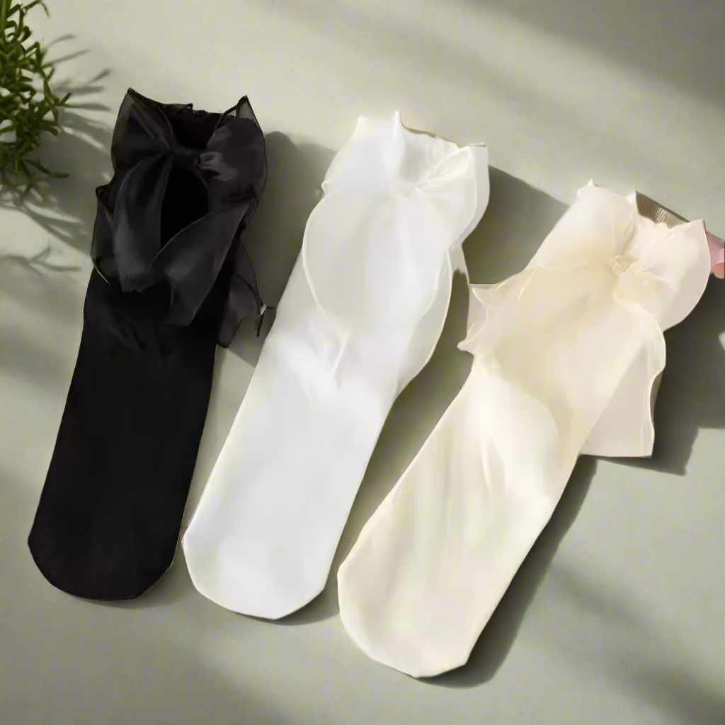 Lace Big Bow Socks