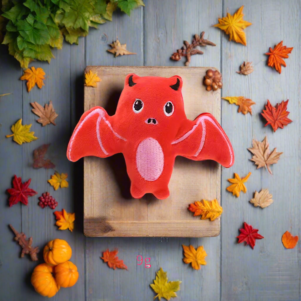 Halloween Catnip Cat Toys – 4pcs Pumpkin, Bat, Spider & Ghost Plush Toys, Interactive Cat Kicker Toys for Cats & Kittens