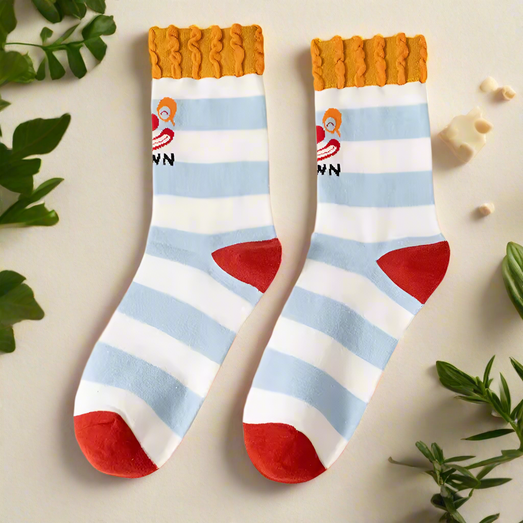 Cartoon Clown Socks