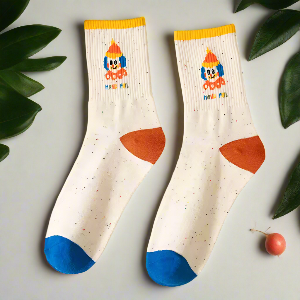 Cartoon Clown Socks
