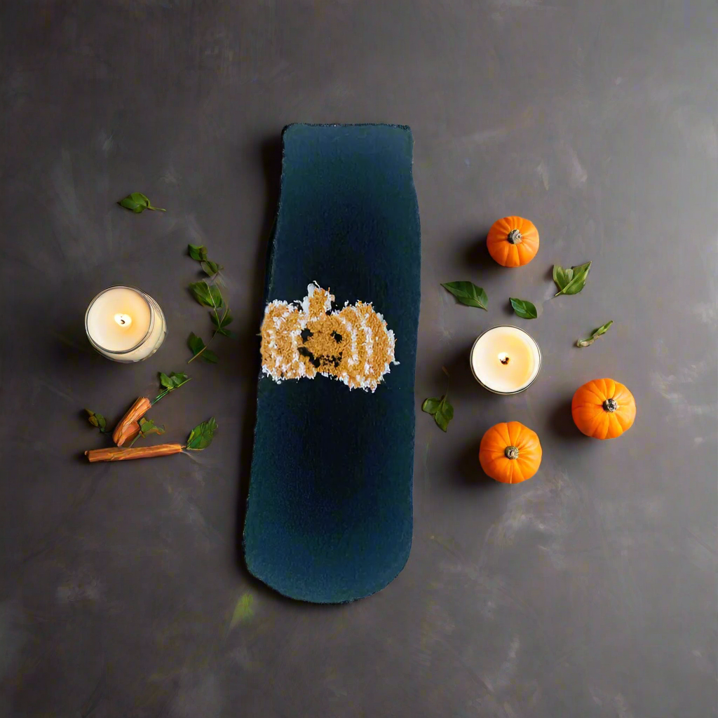 Fuzzy Halloween Socks 4 Pack – Pumpkin, Witch Hat, Bat, Ghost & More | Cozy Cute Fall Socks for Women & Men | Spooky Season Gift