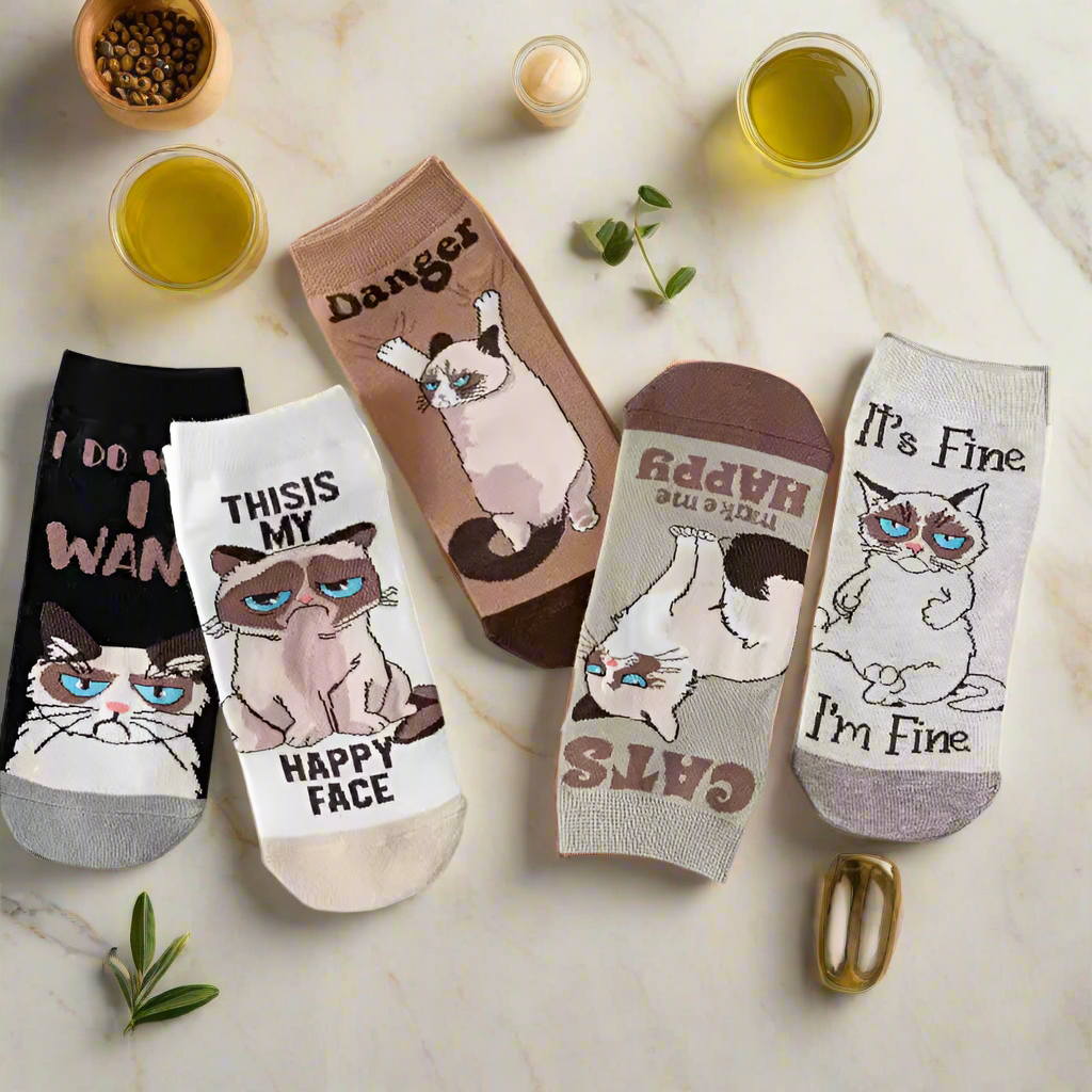 Grumpy Cat Socks