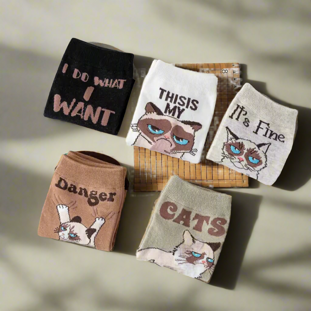 Grumpy Cat Socks