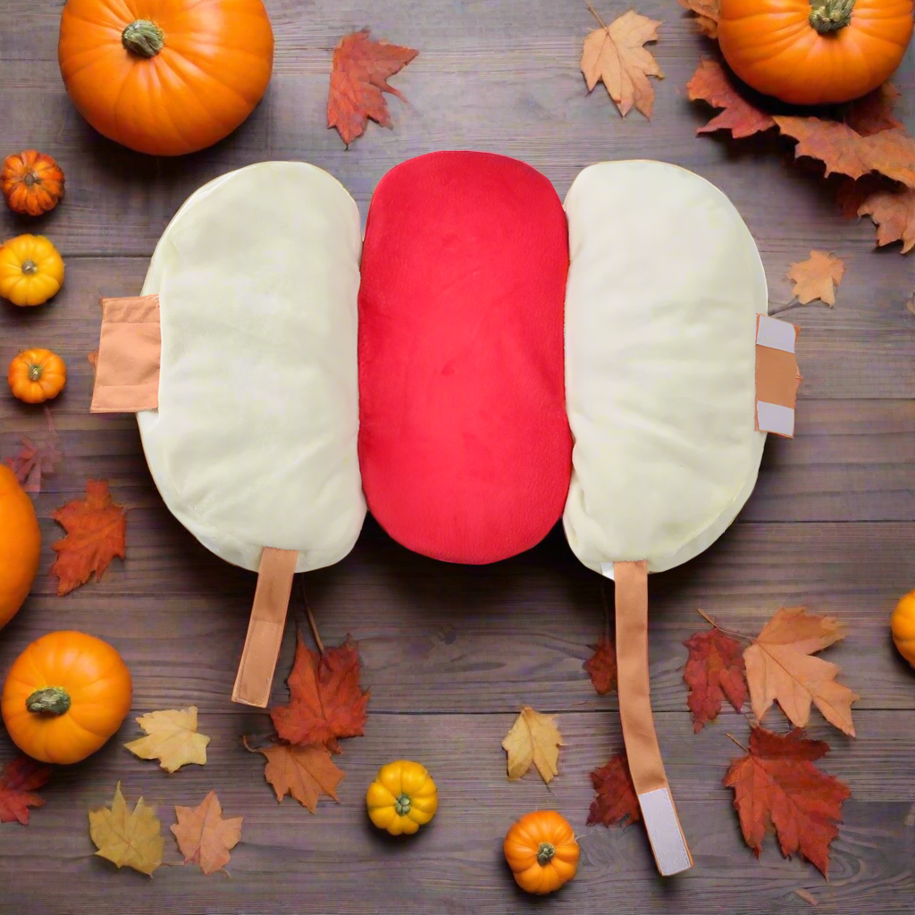 Hot Dog Pet Costume – Funny Halloween Outfit for Cats & Dogs, Cute Puppy Cosplay Dress Up Apparel