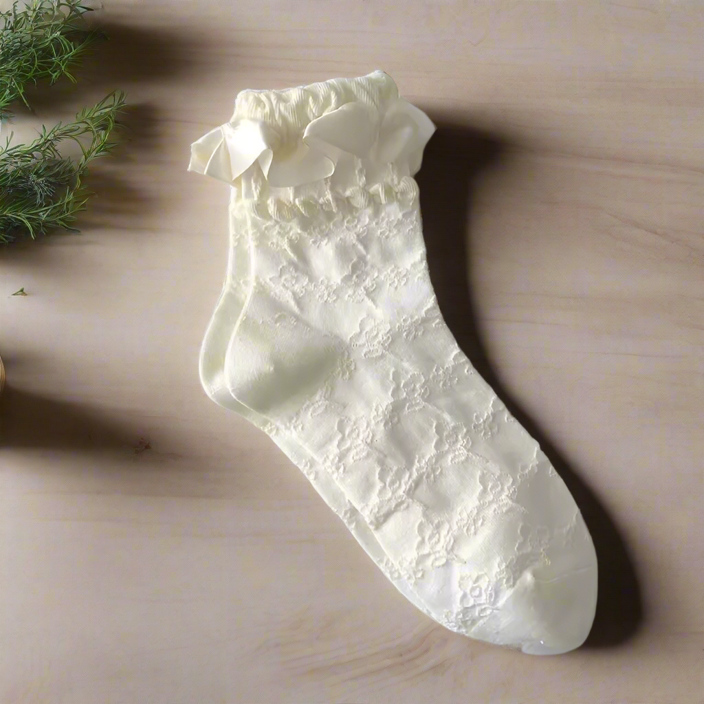 Ruffle Lace Socks 3 Pack