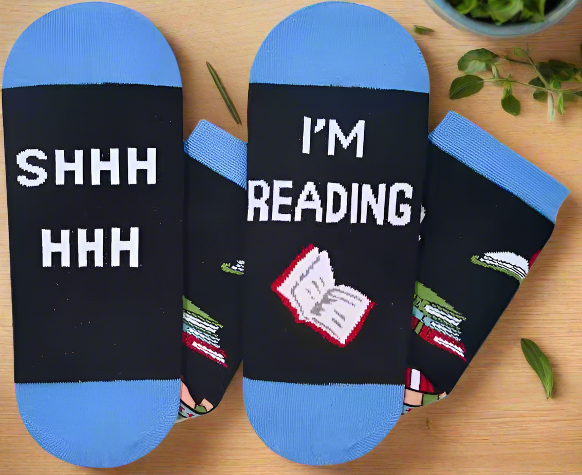 Funny Reading Socks