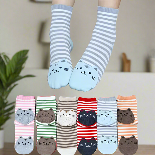3D Cat Socks
