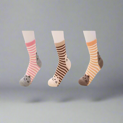 3D Cat Socks