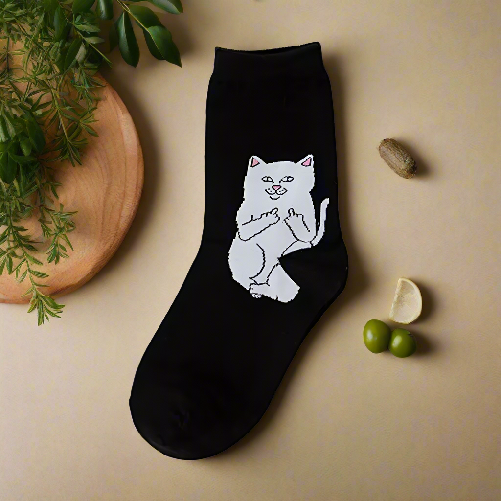 Alien Cat Socks