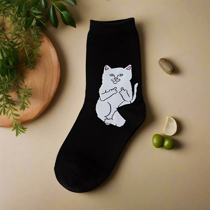 Alien Cat Socks