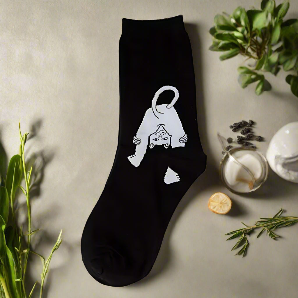 Alien Cat Socks