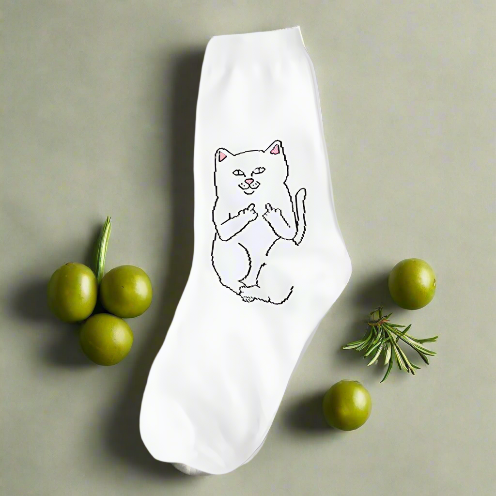 Alien Cat Socks