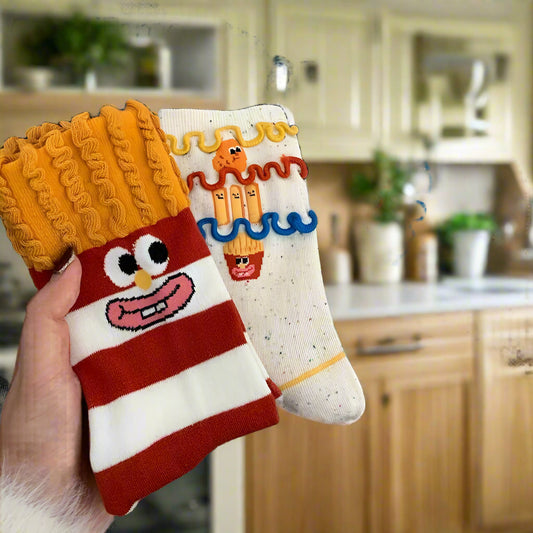 Hamburger Fries Socks