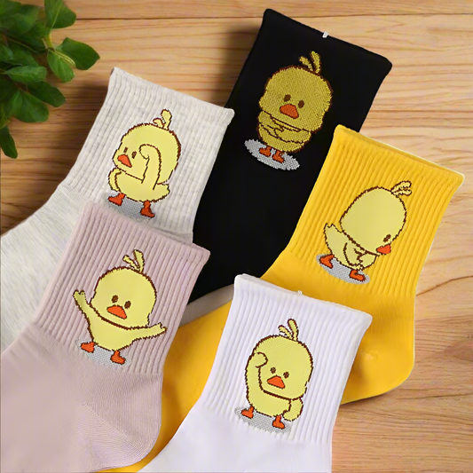 Cartoon Duck Socks