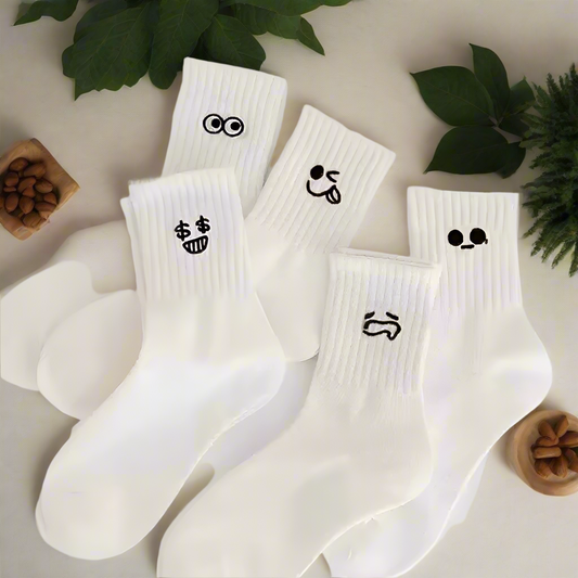 Cartoon Face Socks