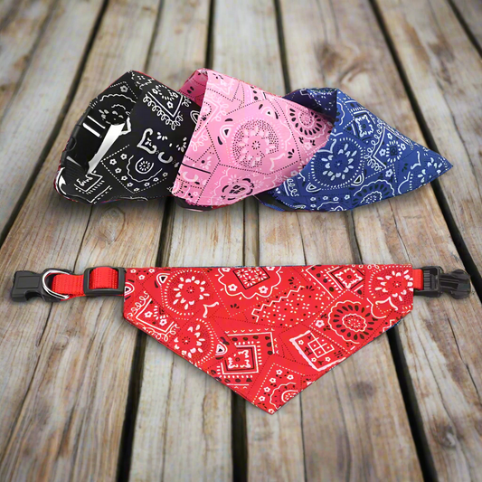 Adjustable Pet Bandana Collar – Washable Scarf for Dogs & Cats, Triangle Bib Neckwear for Small Pets, Birthday & Party Outfit