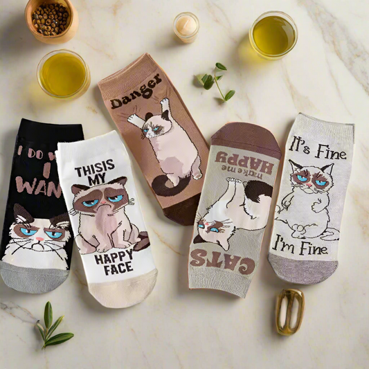 Grumpy Cat Socks