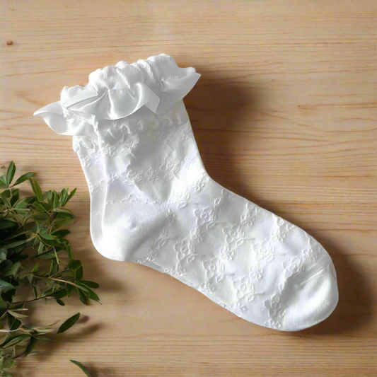Ruffle Lace Socks 3 Pack