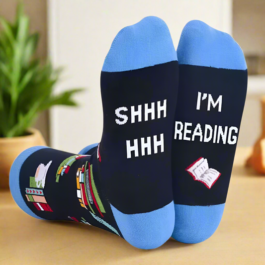Funny Reading Socks
